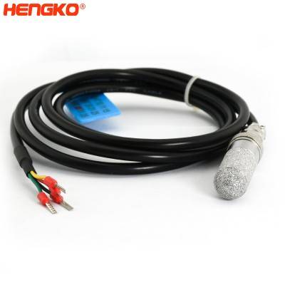 HENGKO HT-P102 Héichgenauegkeet Fiichtegkeet Sensor mat Edelstol Sensor Sonde fir Maschinnraum