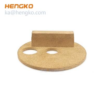 Custom 35 50 microns fuel filter sintered bronze filter disc disk for heavy duty and industry