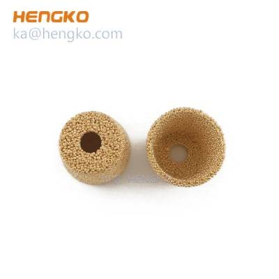sintered metal powder bronze stainless steel filter copper compressed air oil separator core vents