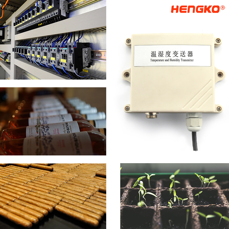 Популярний промисловий датчик вологості - HENGKO Водонепроникний передавач вологості температури зерна для зберігання зерна - HENGKO