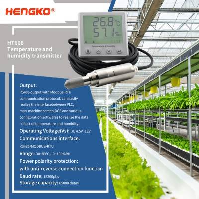 Smart Landwirtschaft fir IOT Uwendungen - Temperatur a Fiichtegkeet Sensor Iwwerwaachung