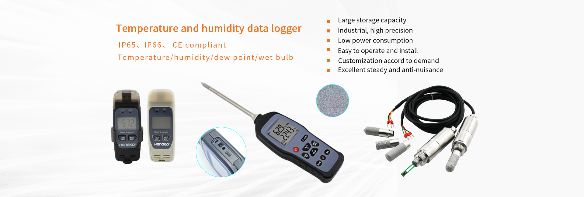 hengko humidity and temperature data logger, humidity sensor