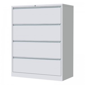 OEM/ODM Factory 4 Layer Steel Cabinet - HG-006-A-4D Office Furniture Lockable lateral metal 4 drawer hanging filing cabinet – Hongguang