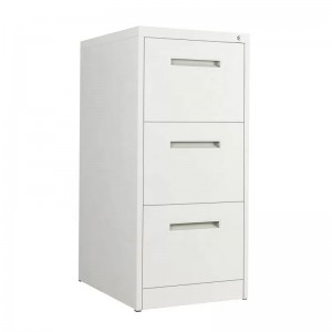 OEM manufacturer 2 Drawer Metal Cabinet - HG-002-L-3D Modern design steel 3-drawer lateral filing cabinet – Hongguang