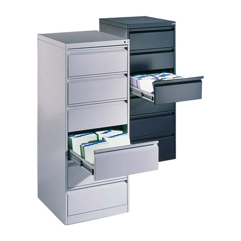 HG-003-B-6D Customized Office Furniture Steel Six Drawer Vertical Filing Cabinet with Handle Featured Image