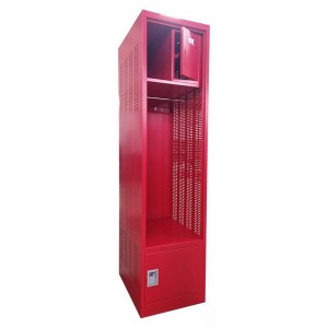 HG-030O Cheap Steel  Office Lockable Locker Single Door Safe No Screws Staff Locker