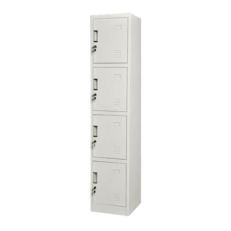 HG-033 Home Four Door Metal Office Lockers Fireproof Electrostatic Spraying Surface Featured Image