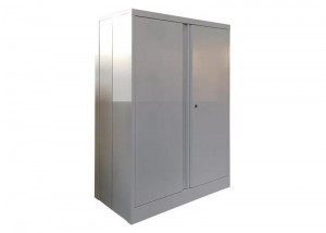 Factory Supply Steel Cupboard 3 Door - HG-F001 Half Height Easy Assemble Steel Foldable Storage Cabinet 36″W X 16″D X 48″H – Hongguang
