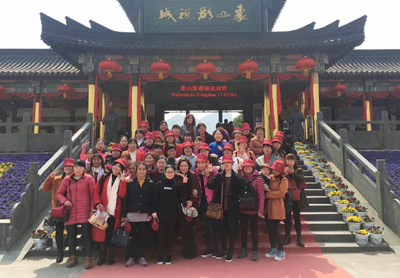 On March 8th woman’s day, the company organized female employees to play in Xiangshan film and television city
