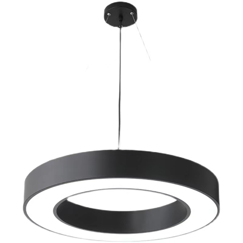 HITECDAD Moderni LED Ring Kattokruunu Akryyli pyöreä muotoinen kattovalaisin