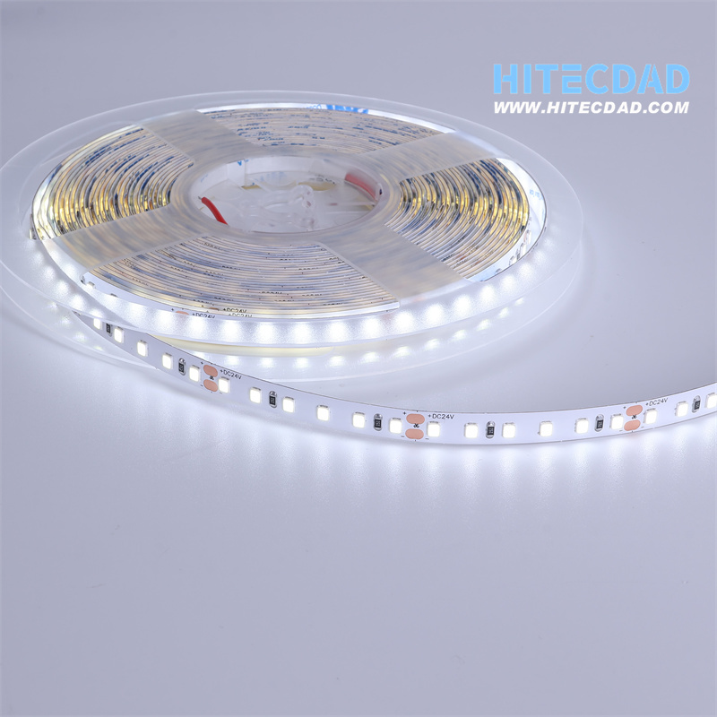 12-24 V matalajännite LED-nauha, jossa on 2835 itseliimautuva valoura ilman painehäviötä, joustava valonauha lineaarinen valonlähde