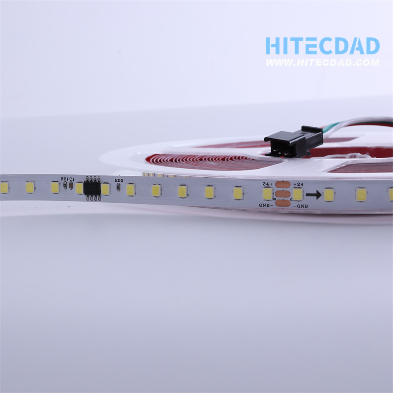 Bandă de lumină LED încorporată în jgheab de uz casnic de 24 V, bandă decorativă ultra-subțire, fără șofer