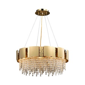 Reasonable price for Resin Table Light - Modern Luxury Gold Crystal Chain Chandeliers for Living Room, Dining Room And Bedroom – Hitecdad