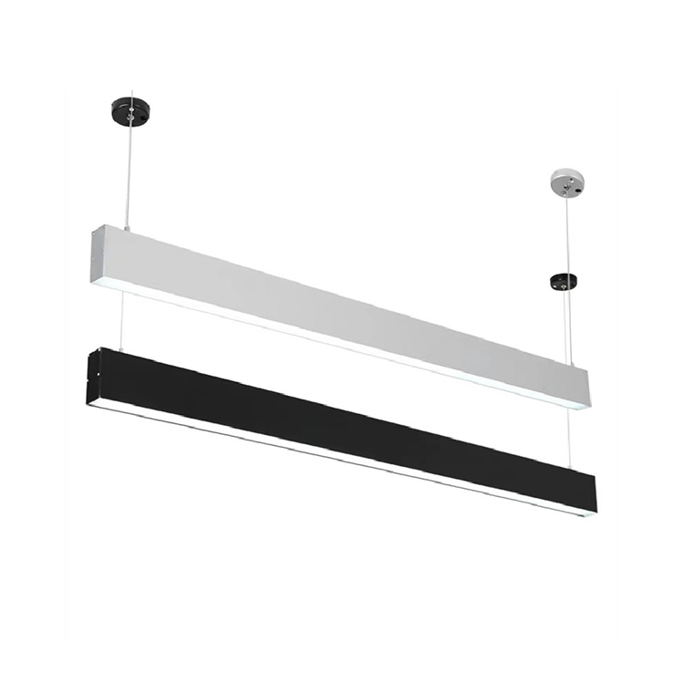 HITECDAD Dimmable Linear Desk Pendant Light Modern Matte Black LED Pendant Light for باورچی خانه جي ڊائننگ روم ٽيبل آفيس کولڊ لائيٽ ايلومينيم آرٽ اونچائي ايڊجسٽبل لونگ روم لائيٽ