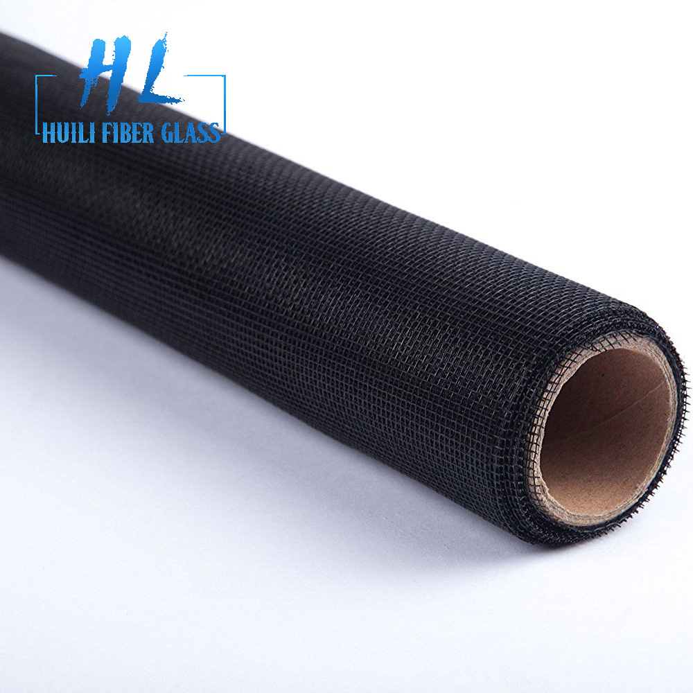110g black color fiber glass insect fly screen