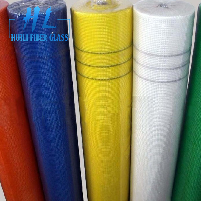 1m x 50m white color fiberglass drywall mesh roll