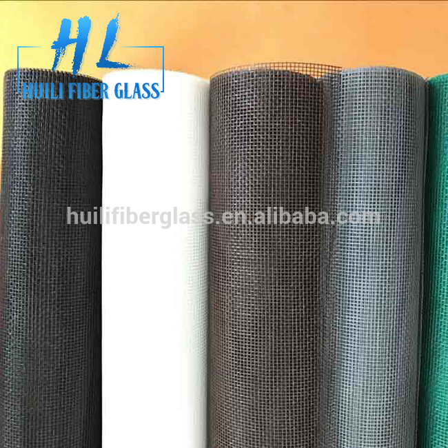 Best Price for Stone Fiberglass Mesh - 20*20 charcoal 1m*300m/roll fiberglass insect screen for window and doors – Huili fiberglass