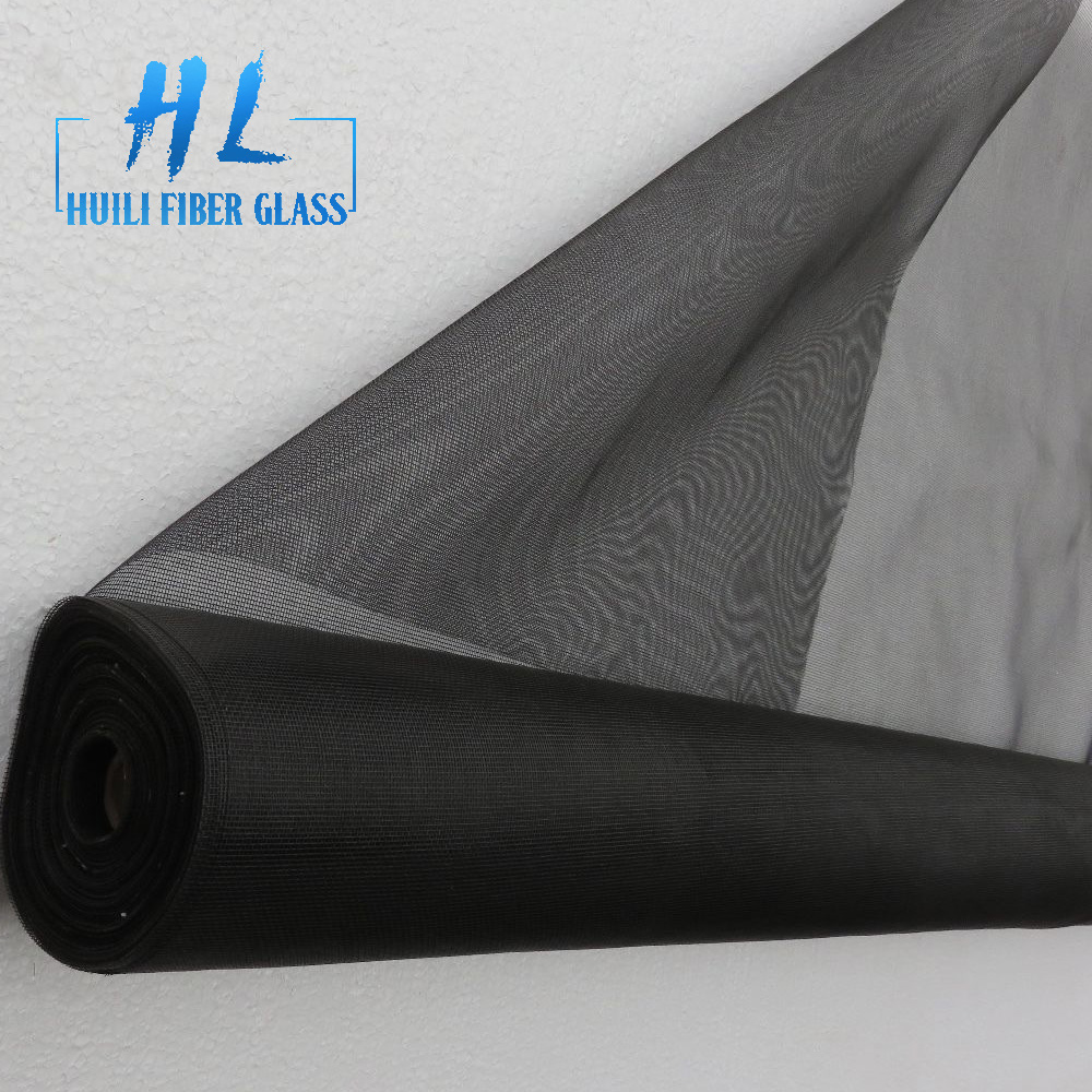 5ft x 100ft Black PVC coated fiberglass window screen mesh