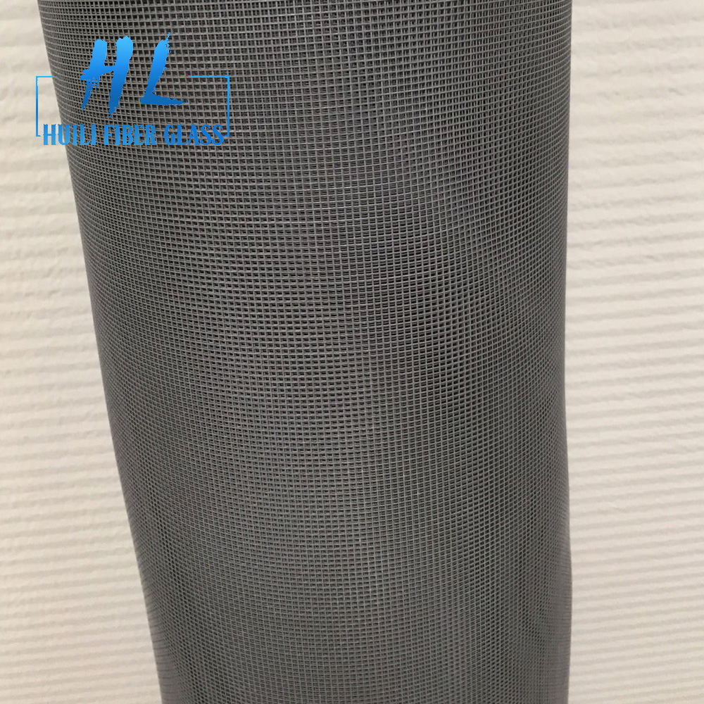 Renewable Design for adhesive Fiberglass Mesh Fabric - 610cm x 30m Grey Standard Fiberglass Insect Screen – Huili fiberglass