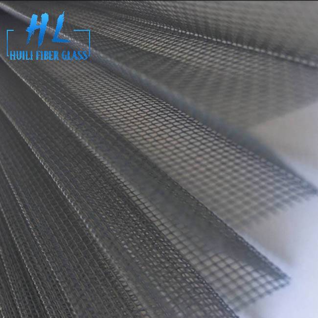 Pleated Mosquito Screen mesh polyester pleated window screen plisse insect screen