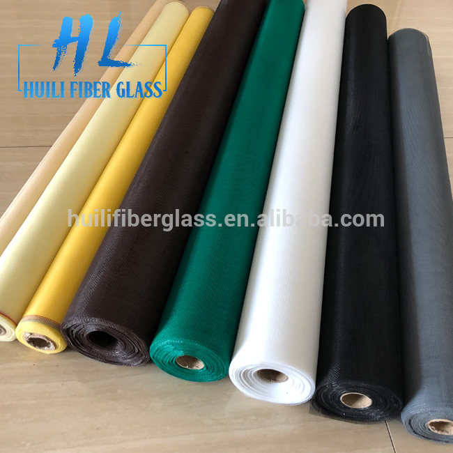 18*16 pvc coated colored anti mosquito netting / nylon window insect screen / fiberglass fly screen with high quality