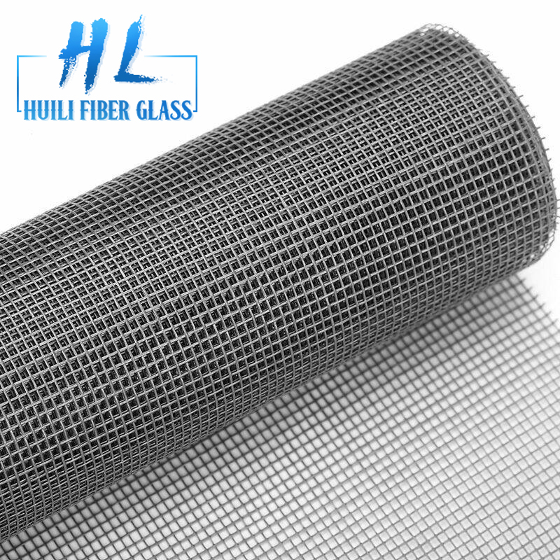 PVC coated 18*16 mesh bug mosquito fly fiberglass insect window screens