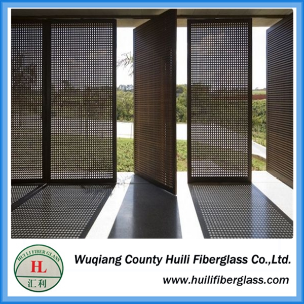Aluminum Security Protective Window Screen / Perforated Aluminum Door Screen / Perforated Metal Screen