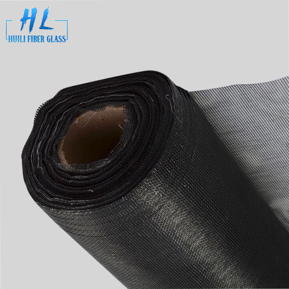 Best-Selling Temperature Resistance Fiberglass Yarn - black coated fiberglass 18 x 14 Pool and Patio insect screen – Huili fiberglass