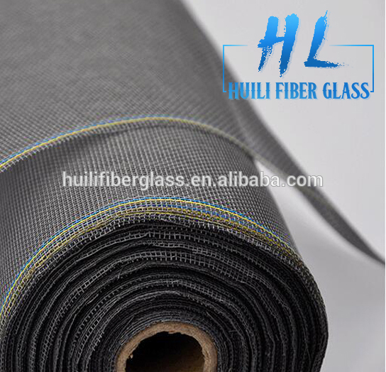 Cheap!!!! Huili Factory Price Fiberglass Mesh black Colored window screen netting / Roller mosquito nets for windows
