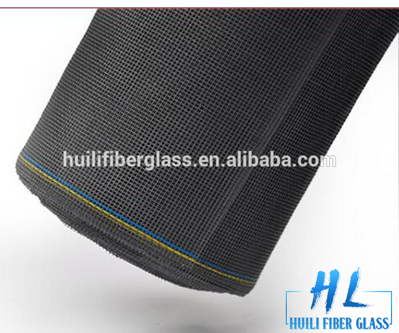Завод Huili високої якості 20 × 20 скловолоконний віконний екран / скловолоконний москітний екран