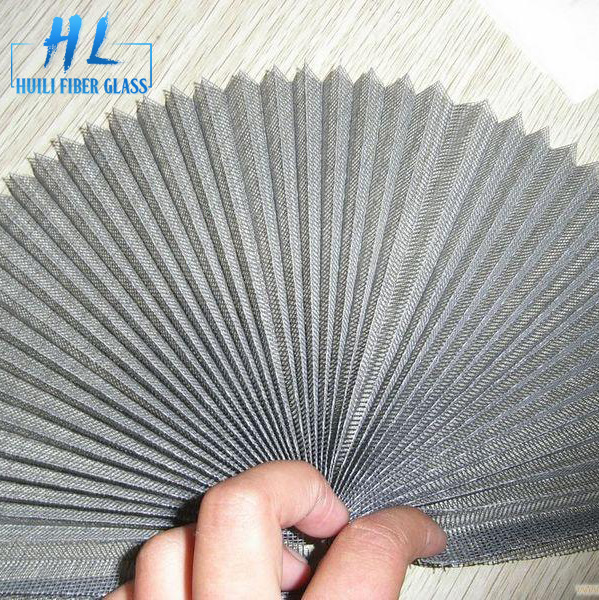 fiberglass and polyester pleated insect screen