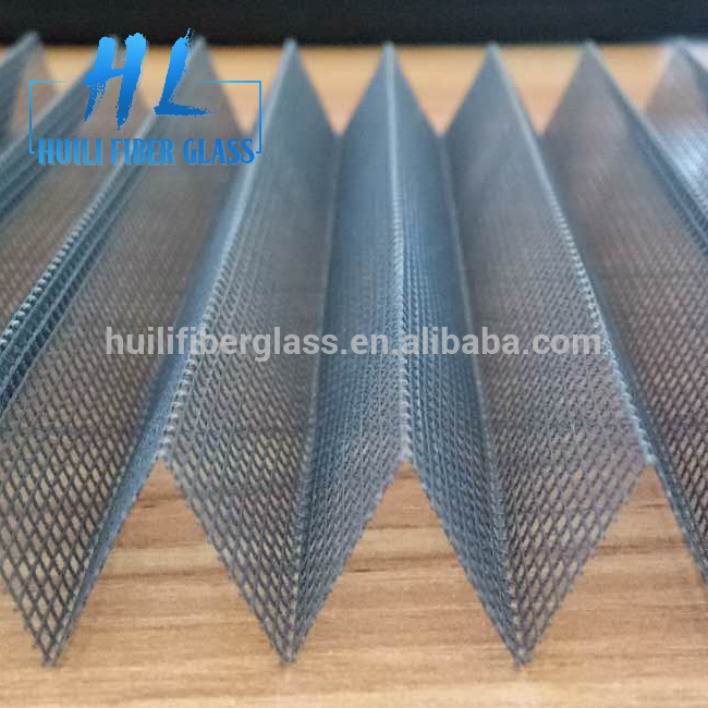 OEM/ODM Manufacturer Polyester Screens Supplier - fiberglass pleated insect screen/plisse window screening/Folding screen – Huili fiberglass