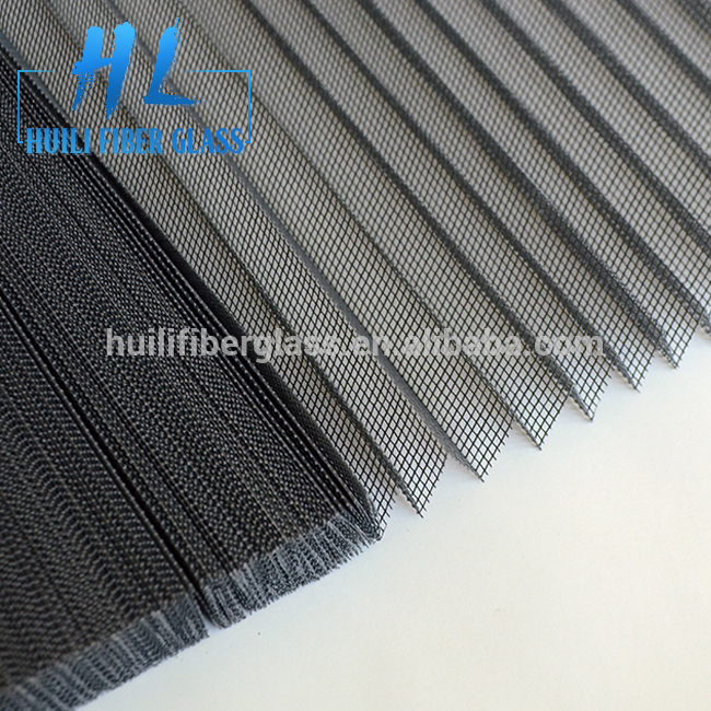 Grey color credible china 14*14 folded mesh fiberglass insect screen net