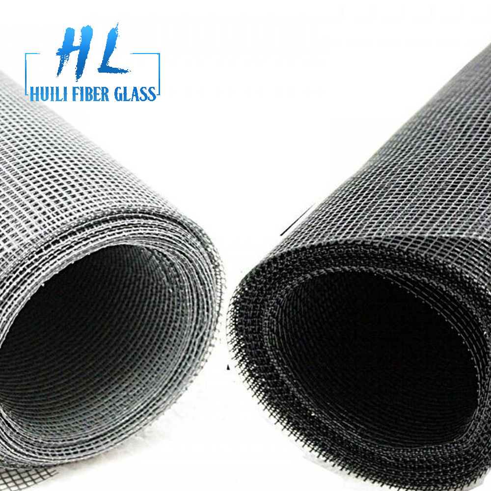 Grey Color PVC coated Fibre Glass Insect Mesh