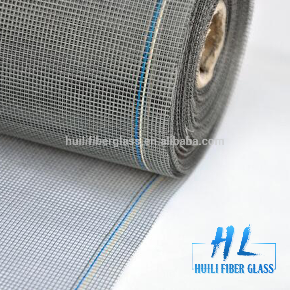 Huili Brand 18*16 mesh 110g/m2 colored fiberglass window screen netting