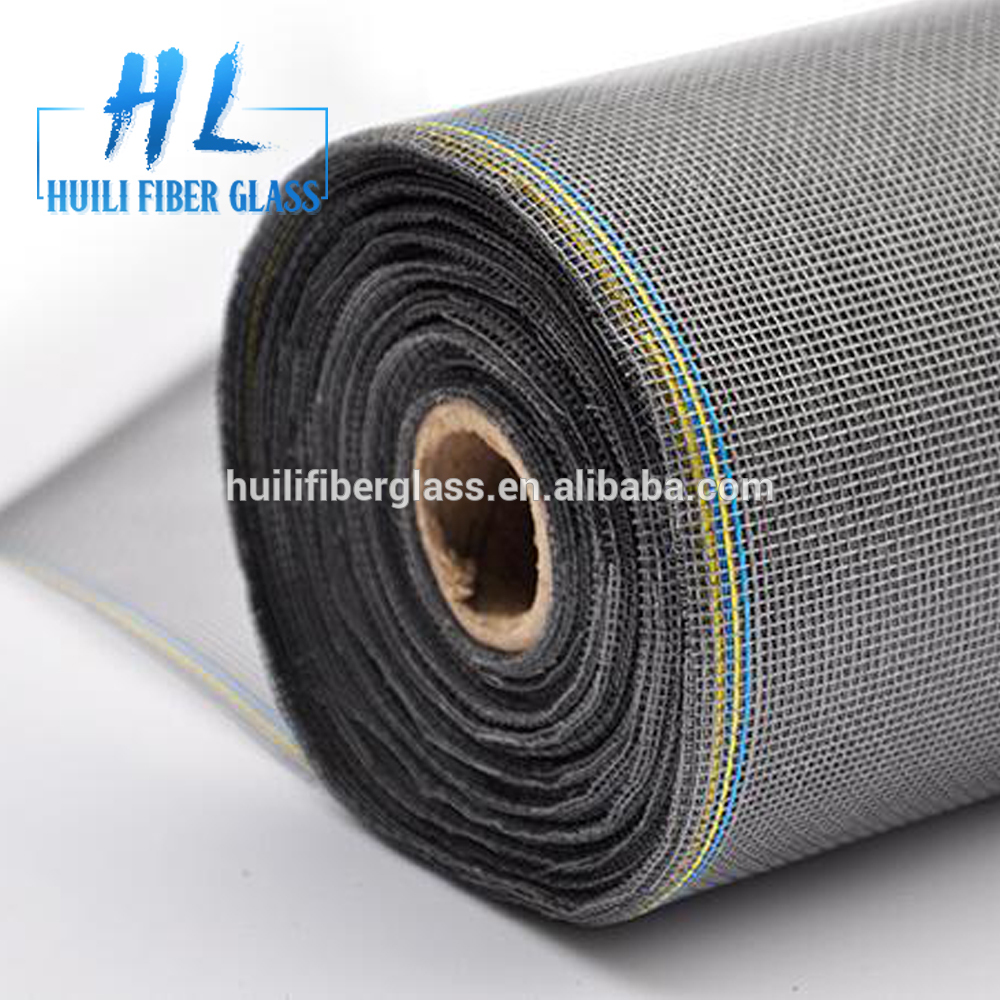 Huili Grey/black color insect screen fiberglass netting/insect screen balcony