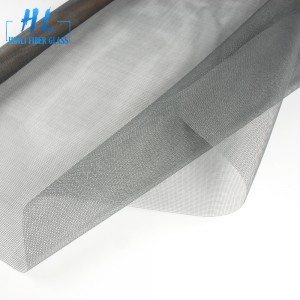 Anti Insect Grey PVC Coated Fiberglass Mosquito Screen Roll
