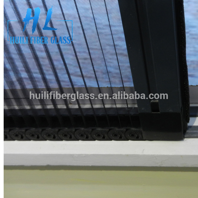 Original Factory Aluminum Foil Fiberglass - Mosquito Waterproof Plisse Insect Screen/Polyester Pleated mesh/Folding Net – Huili fiberglass