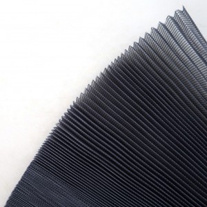 270cm 300cm 19mm Retractable Pleated Insect Screen For Sliding Doors