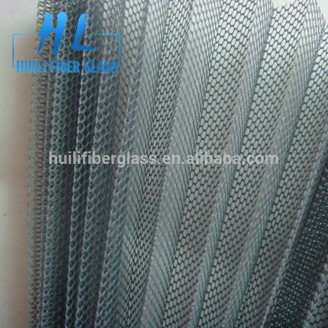 Cheapest Factory Waterproof Material Fiberglass Mesh Tape - Polyester plisse insect screen Black Grey Fiberglass Insect Screen – Huili fiberglass