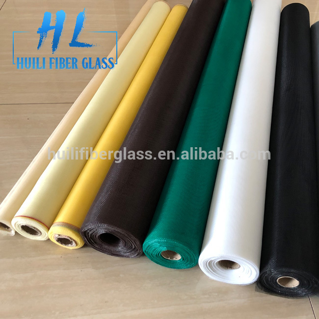 Chinese Professional Fiber Glass Filament Yarn - white fiberglass insect screen/fly screen/ mosquito net roll 18*14mesh – Huili fiberglass
