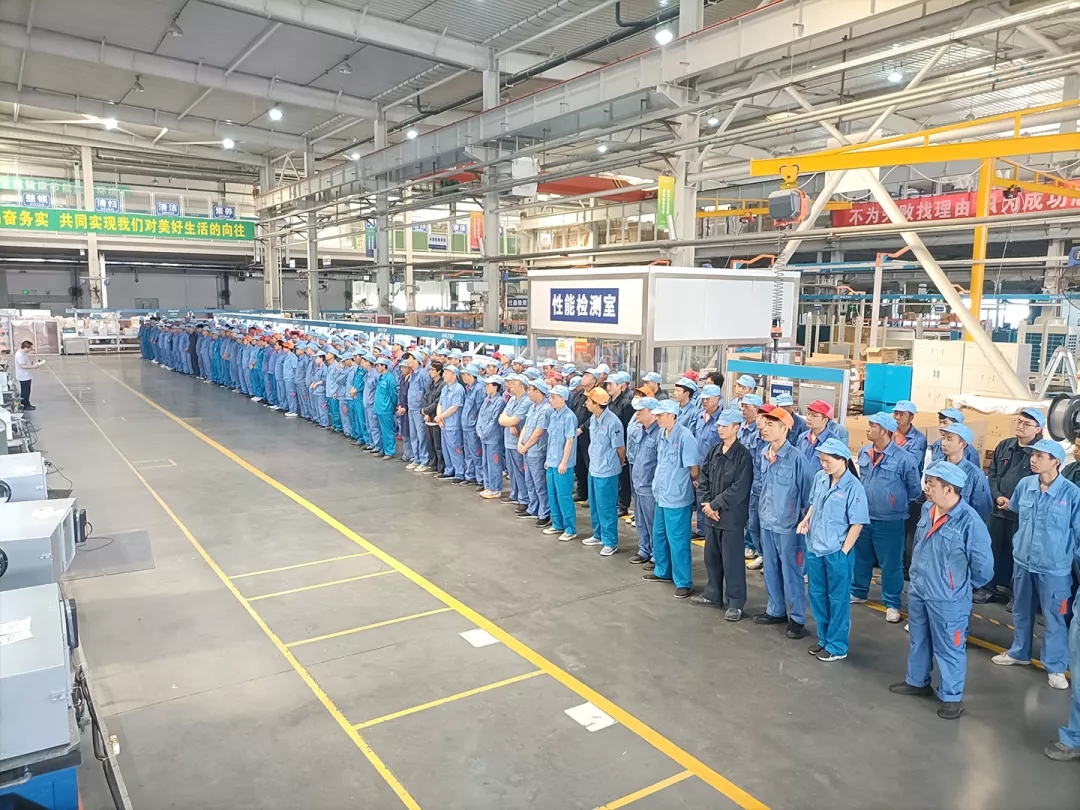HOLTOP Badaling Manufacturing Base lancia l'attività del mese di produzione di sicurezza