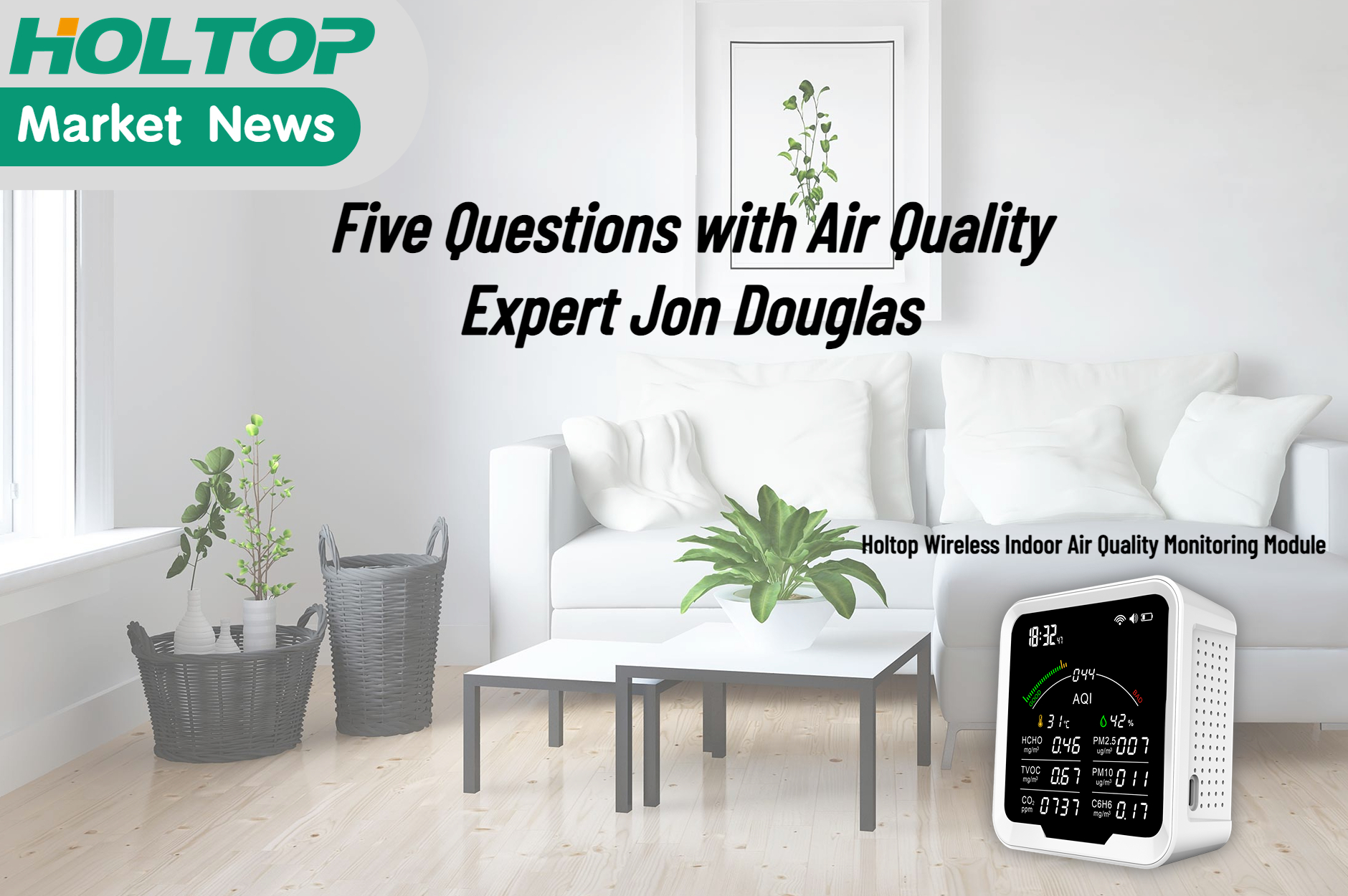 Cinco perguntas com o especialista em qualidade do ar Jon Douglas