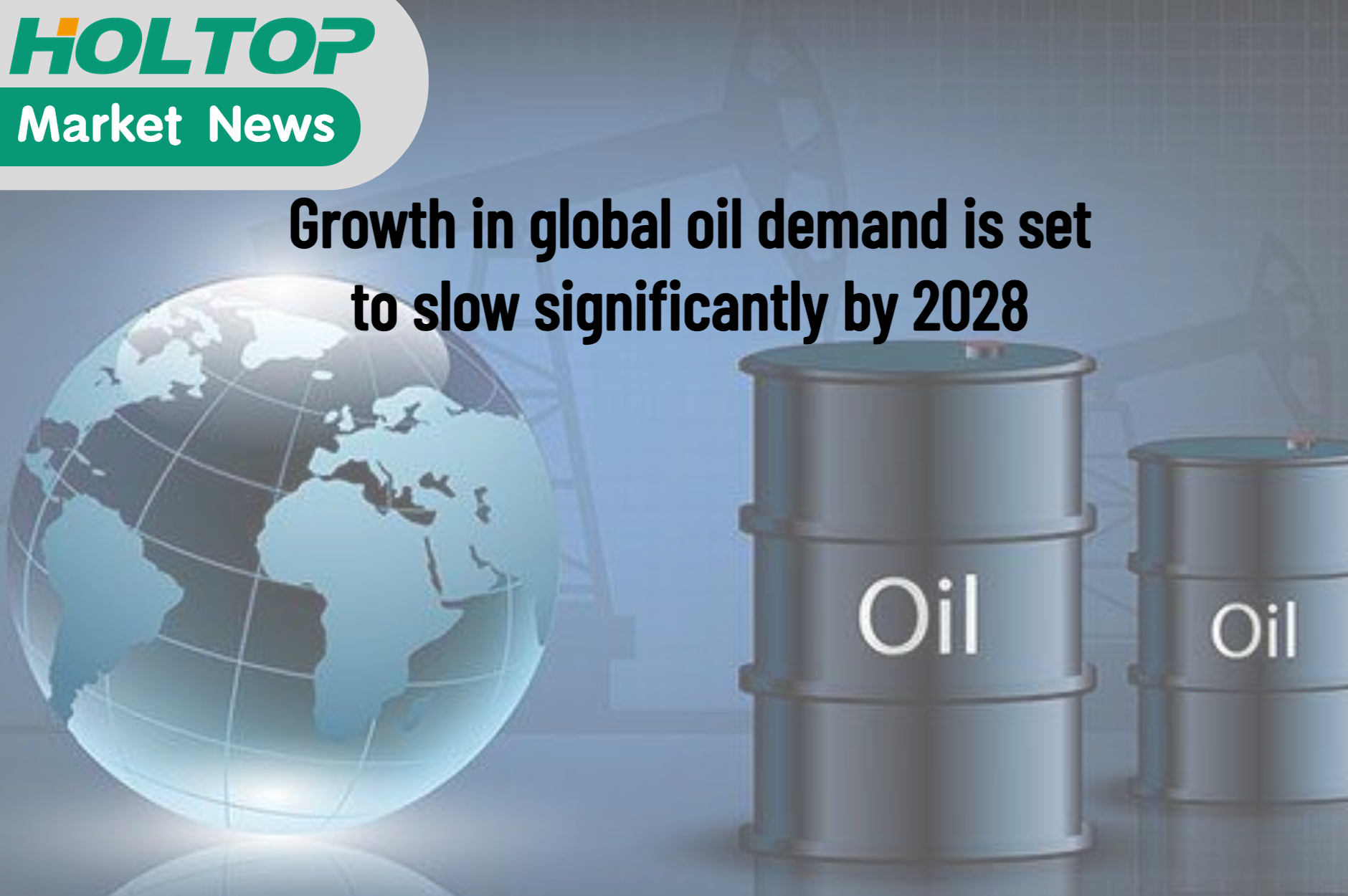 De groei van de wereldwijde vraag naar olie zal tegen 2028 aanzienlijk vertragen