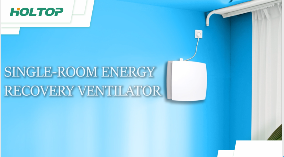 Energieterugwinningsventilator voor één kamer