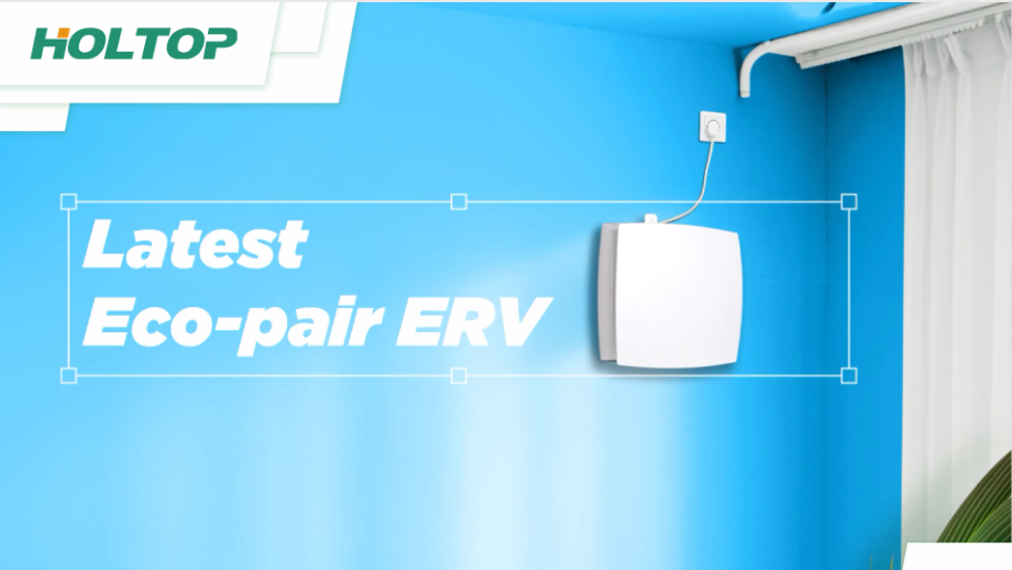 Último par Eco ERV atualizado com operação de emparelhamento sem fio
