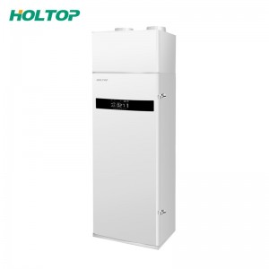 Productos de tendencia El mejor ventilador de recuperación de energía de calor vertical con conducto de aire fresco para interiores Recuperador de aire fresco con filtro HEPA