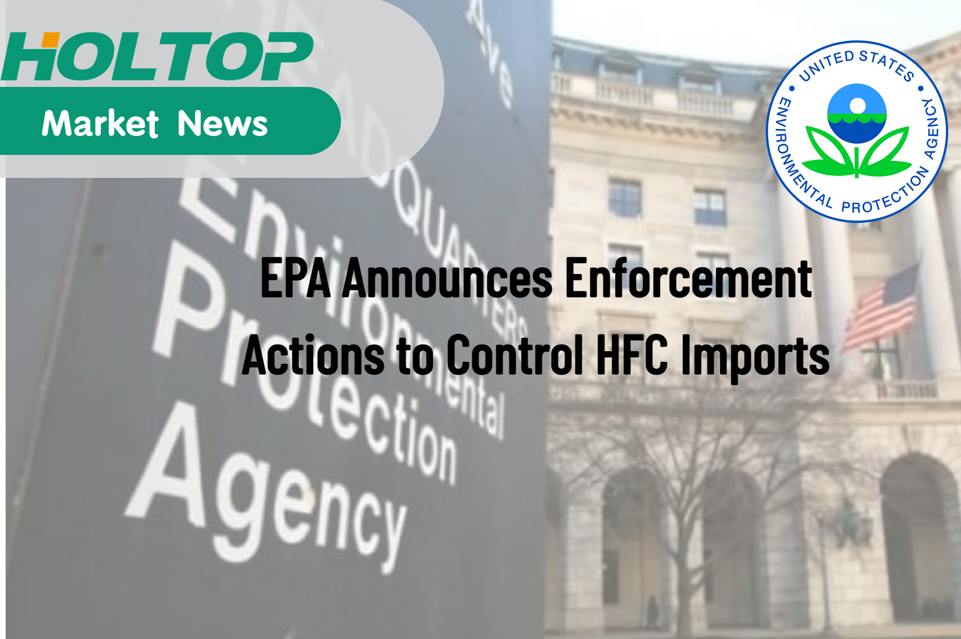 La EPA anuncia medidas de cumplimiento para controlar las importaciones de HFC