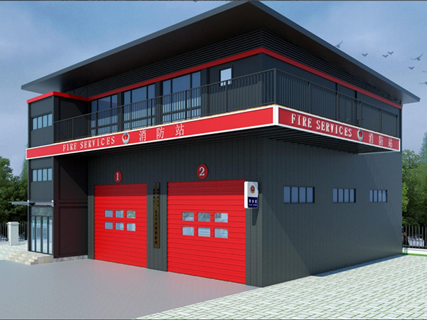 HOMAGIC Prefabricated house Flat Pack Container for Fire Service Station Fast Install 0303 Featured Image