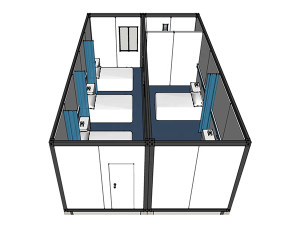 HOMAGIC Flat Pack Container House for Emergency Modular Hospital & Inspection Station 0301 Featured Image